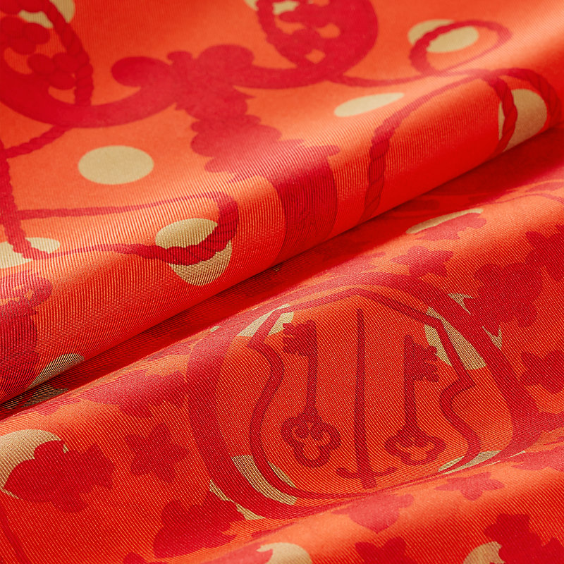 Les Cles double face scarf 90 | Hermès USA